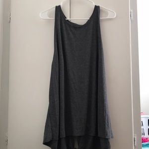 Mossimo Supply Co. Back Tie Gray Tank top